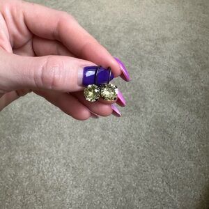 Sparkling Yellow Sabika Earrings